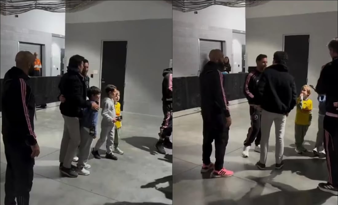 'Checo' Pérez saludó a la estrella del Inter Miami, Lionel Messi. FOTO: Capturas