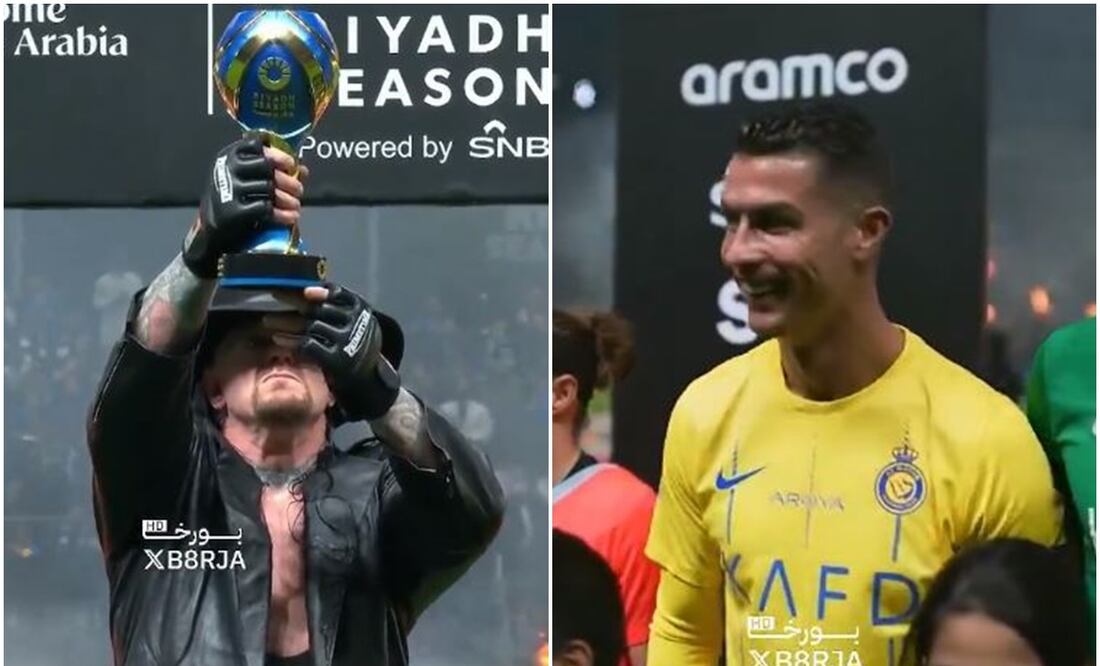 The Undertaker y Cristiano Ronaldo - Foto: Especial