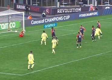 Henry Martín abrió el marcador en la visita del América al New England Revolution