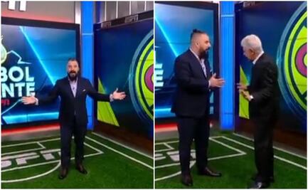 VIDEO: Tuca Ferretti interrumpe presentación de Álvaro Morales en Futbol Picante