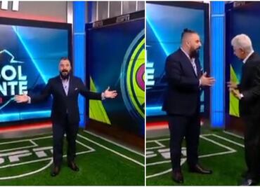 VIDEO: Tuca Ferretti interrumpe presentación de Álvaro Morales en Futbol Picante