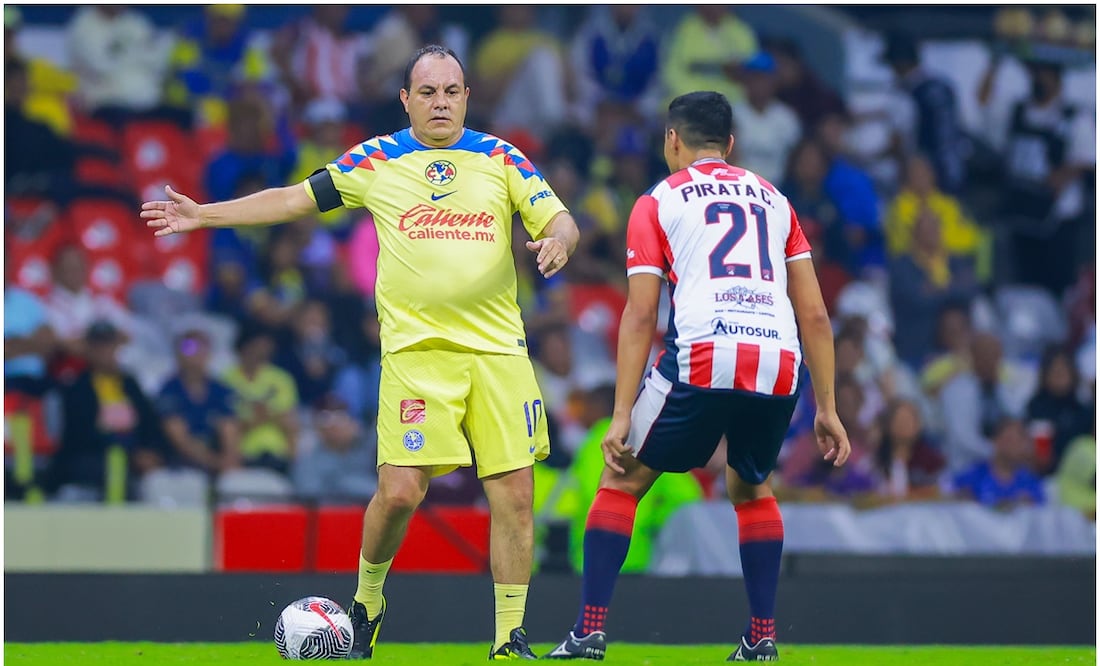 Cuauhtémoc volvió victorioso al Estadio Azteca para un partido de leyendas - Imago7
