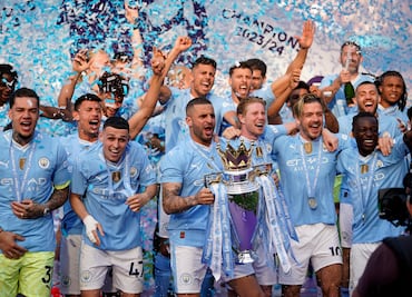 Manchester City se corona y conquista su cuarta Premier League consecutiva