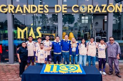 América celebró su 110 aniversario en Coapa con un pastel emblemático