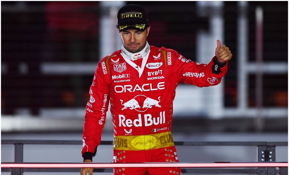 Checo Pérez en el Gran Premio de Las Vegas / FOTO: Getty via AFP