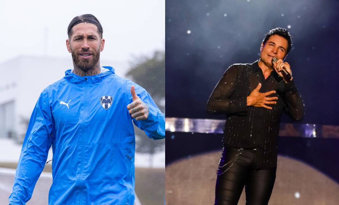 El español tuvo un momento grato con el cantante puertorriqueño. Foto: Especial.