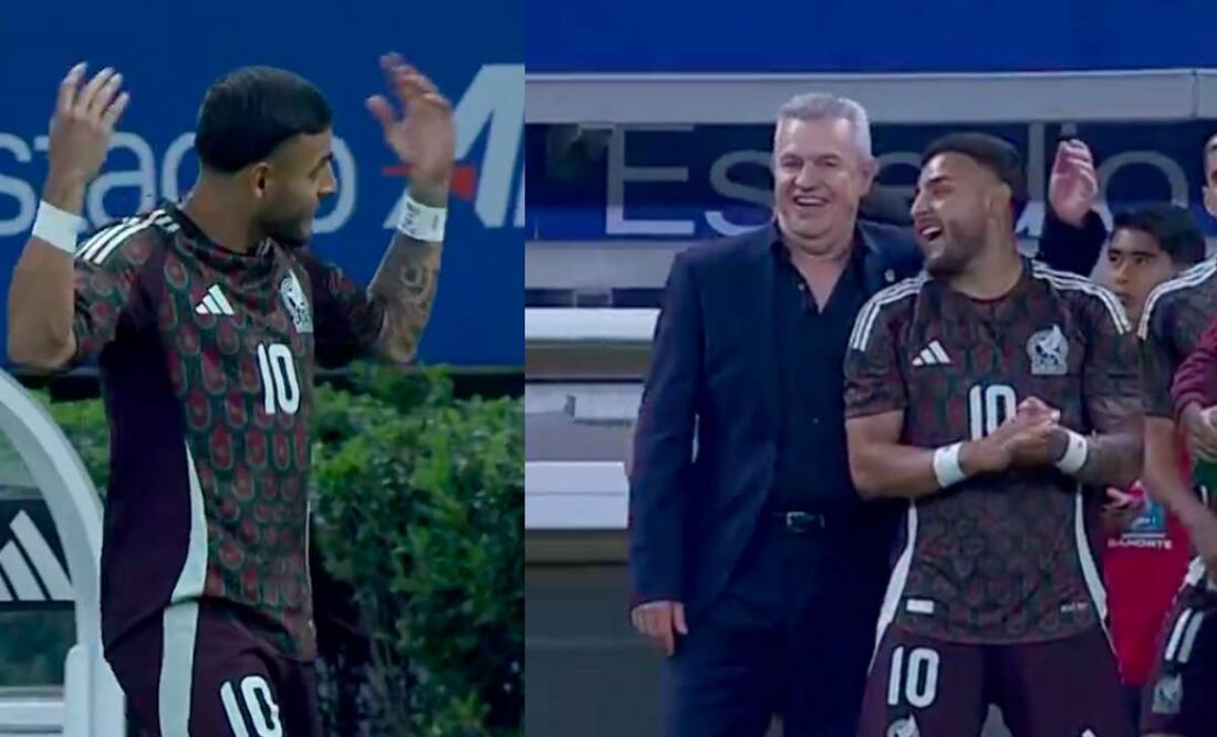 Alexis Vega se enganchó con los aficionados del Estadio Akron que le gritaron "borracho" cuando entró de cambio en el México vs Estados Unidos. Foto: Especial