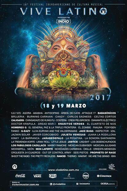 ¿Cuál fue tu favorito? 20 años del Vive Latino a través de sus carteles