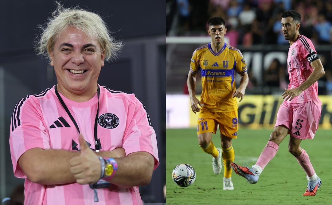 Cristian Castro en el partido entre Tigres e Inter Miami, correspondiente a la Leagues Cup - Fotos: AFP