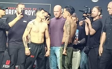 Brandon Moreno cumple en la báscula y se declara listo para Brandon Royval: "Nos vamos a partir la ma..."