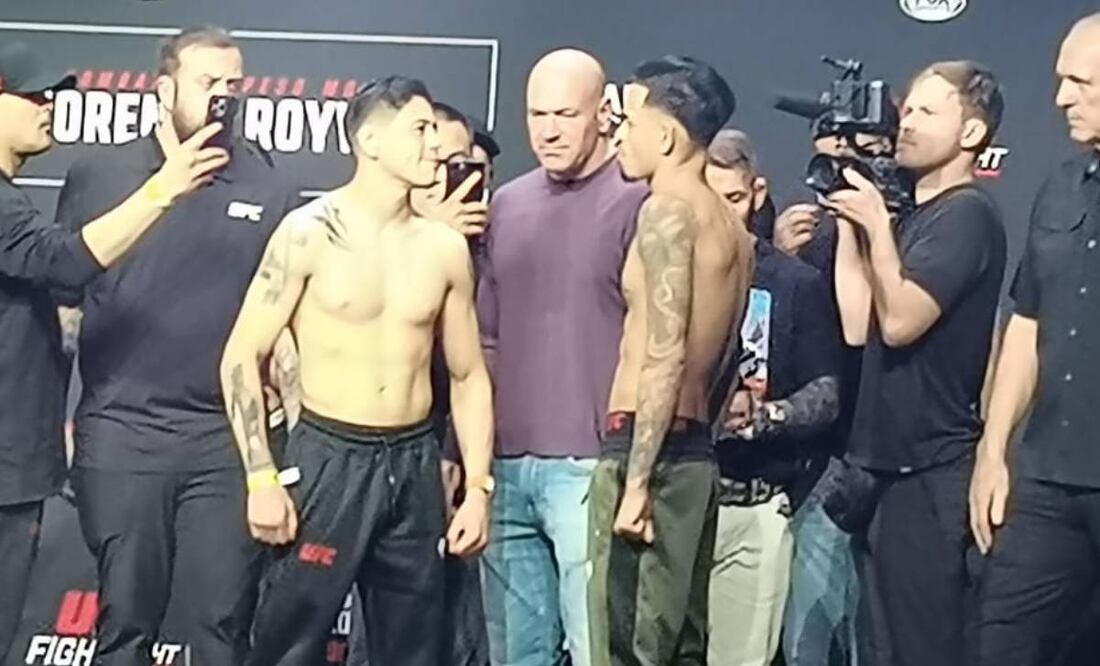 Moreno cumplió con el protocolo de la báscula para su combate ante Brandon Royval. Especial