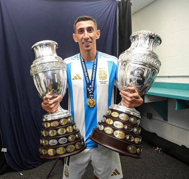 El próximo dueño de esa camiseta cargará con el peso simbólico que dejó Di María. Fuente: Instagram @angeldimariajm