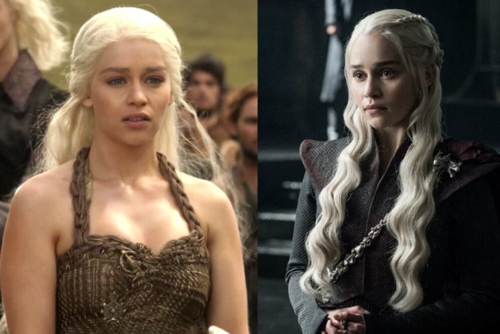 “Danny” pasó por un duro camino para llegar a ser la Madre de los Dragones. ¿Recuerdas su look cuando viajaba con los dothraki? Ahora luce lista para derrotar a los White Walkers (Foto: HBO)