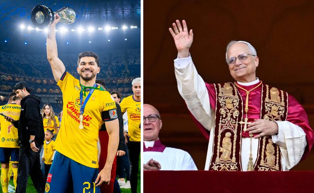 Los aficionados del América creen que el Papa León XIV es augurio del tetracampeonato de Liga MX. Foto: Especial