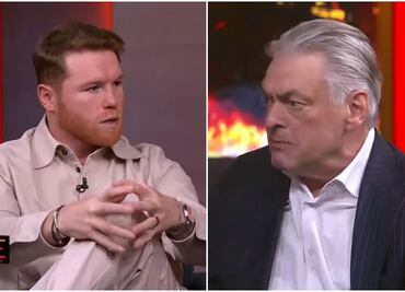 VIDEO: Canelo Álvarez y Eduardo Lamazón protagonizan 'agarrón' en pleno programa
