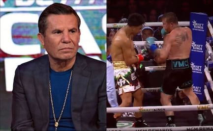'¡Ya déjenme hablar, no la chi...!', JC Chávez estalló contra sus compañeros en la pelea Canelo vs Munguía