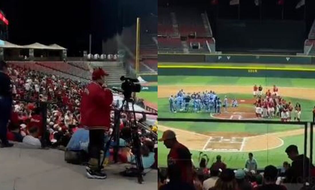 Así se vivió el sismo de 5.5 grados en el Estadio Alfredo Harp Helú; esto sucedió durante la semifinal de la LMS - Fotos: Saúl Cano/EL UNIVERSAL