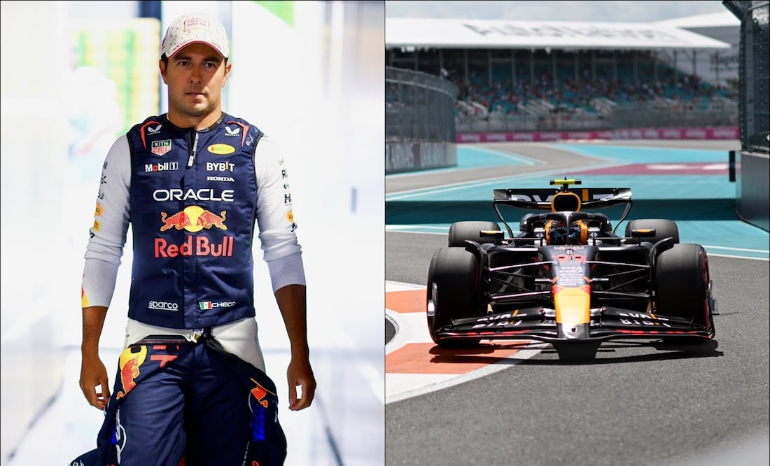 El mexicano Sergio Pérez, durante el GP de Miami. FOTOS: @redbullracing