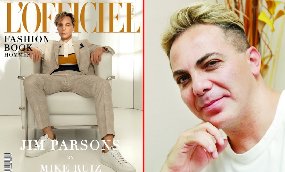 Fotos: Jim Parsons (Revista L'OFFICIEL) / Cristian Castro (Carlos Mejía/El Universal)
