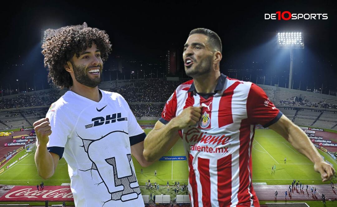 Chino Huerta y Pollo Briseño estuvieron a nada de llegar a los golpes en la banca de Chivas en 2022. Foto: Imago7