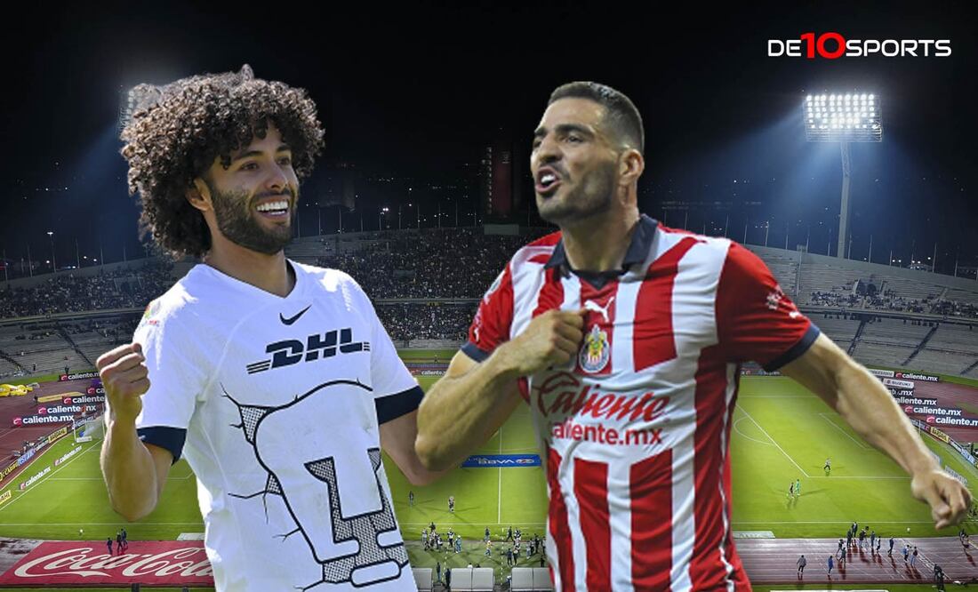 Chino Huerta y Pollo Briseño estuvieron a nada de llegar a los golpes en la banca de Chivas en 2022. Foto: Imago7