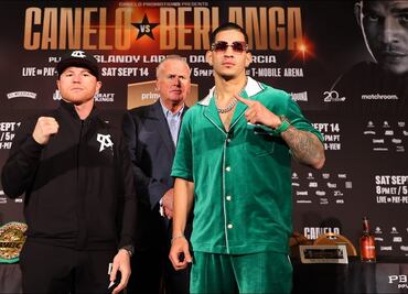 Horarios y canales para ver en vivo la ceremonia de pesaje de la pelea Canelo vs Edgar Berlanga