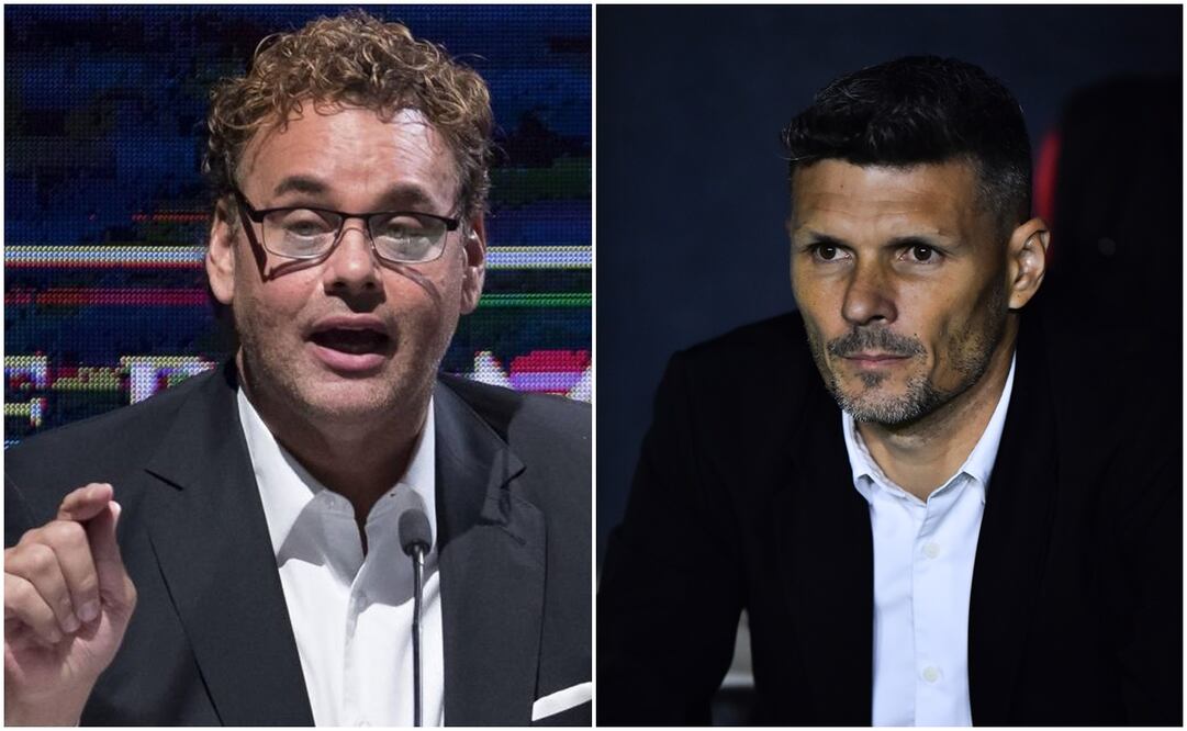 David Faitelson y Fernando 'Tano' Ortiz ante el Atlético de San Luis / FOTOS: Imago7