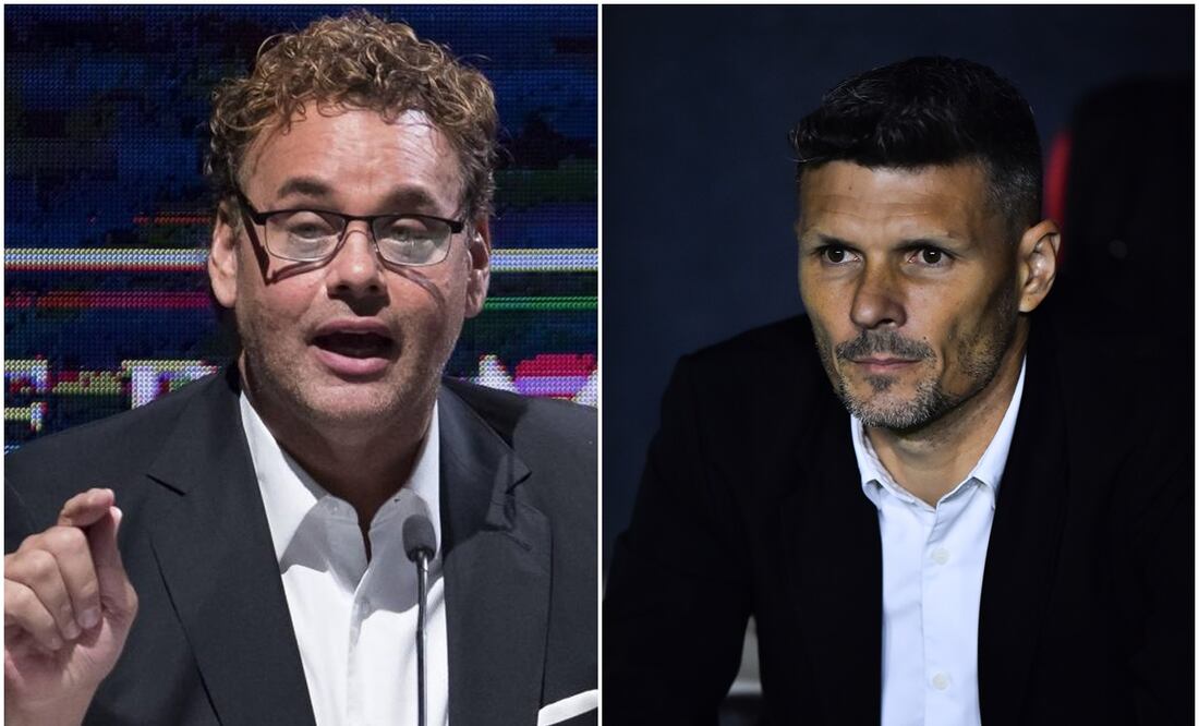 David Faitelson y Fernando 'Tano' Ortiz ante el Atlético de San Luis / FOTOS: Imago7