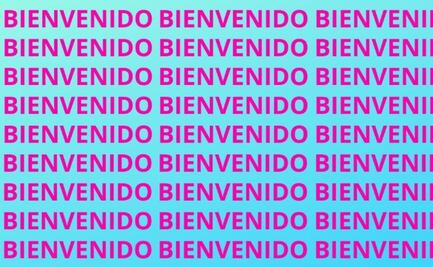 Solo una mente muy genial puede encontrar la palabra BIENVENIDA en solo 5 segundos