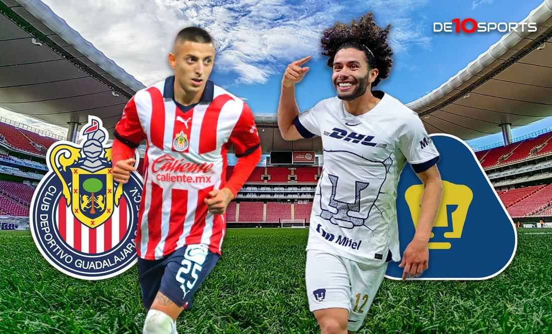 Chivas recibe a Pumas en La Fortaleza para el juego de Ida de los Cuartos de Final. Foto: Imago7
