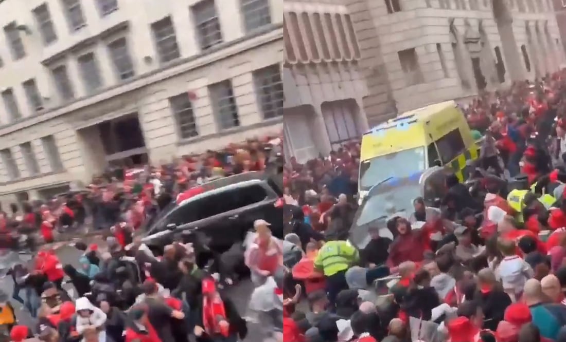 El hombre arrasó con lo que se le puso frente a su automóvil | FOTO: Especial