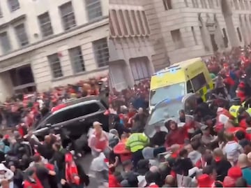 VIDEO: Hombre atropella a multitud durante celebración del título del Liverpool; 27 personas fueron hospitalizadas