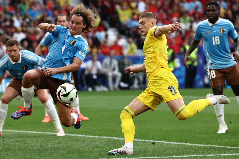 Bélgica asegura su pase a los Octavos de Final, tras dejar fuera a Ucrania de la Eurocopa - Foto: EFE