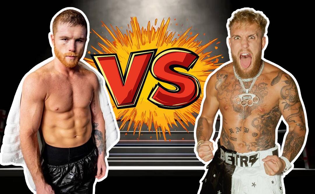 Canelo Álvarez habría elegido a Jake Paul para su pelea de mayo en Las Vegas. Foto: Especial
