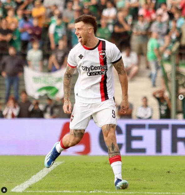 Juan Ignacio Ramírez, el 'Colo', en un partido con el Newell's Old Boys. FOTO: @ignacioramirez9