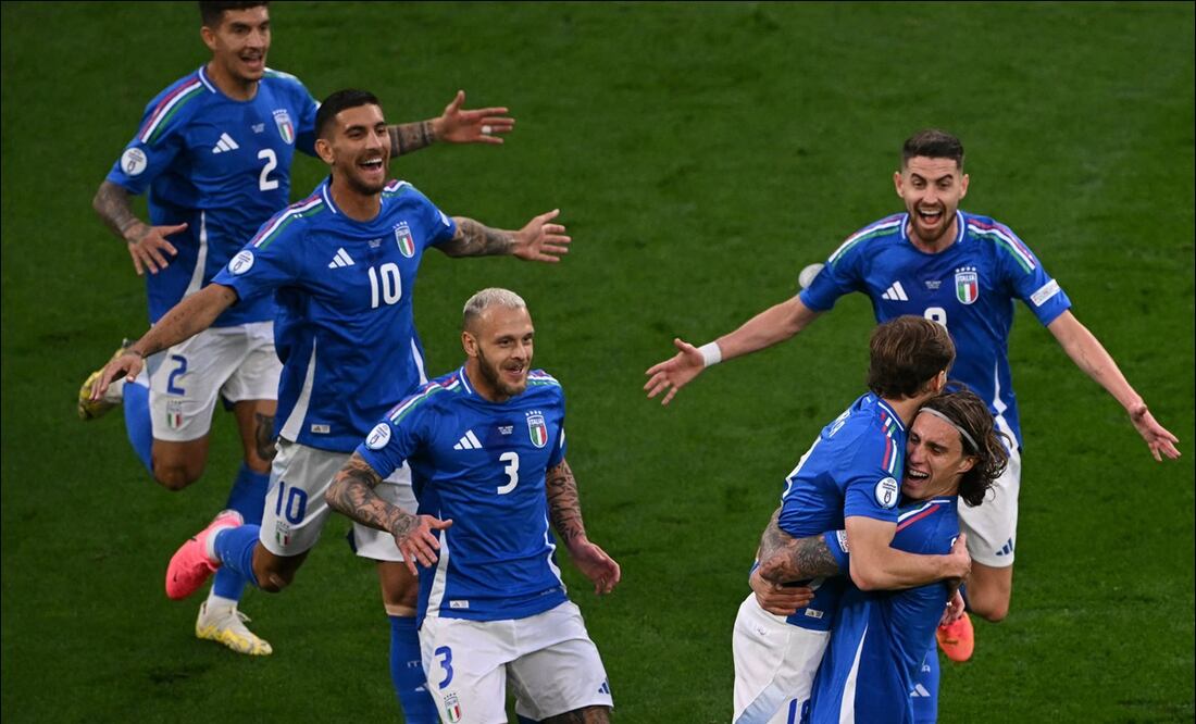 El campeón inicia con el píe derecho su debut en la Eurocopa. Imagen: AFP.