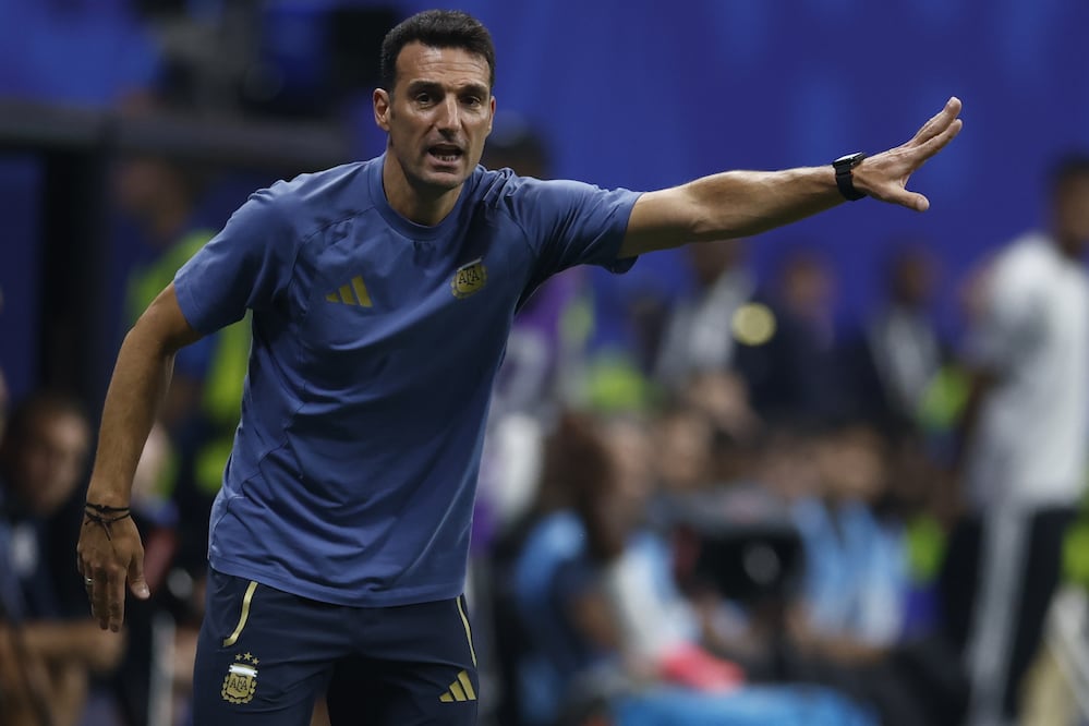 Lionel Scaloni con la selección de Argentina, durante la Copa del Mundo de 2026 - Foto: EFE
