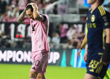 Inter Miami y Lionel Messi caen ante los Vancouver Whitecaps; quedan fuera de la Copa de Campeones de la Concacaf