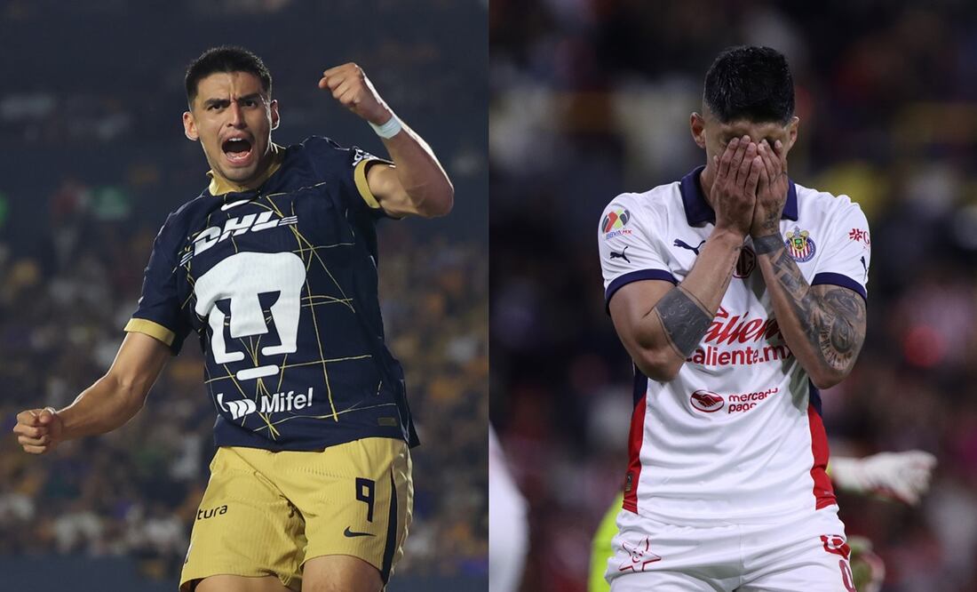 Pumas avanzó de fase perdiendo, mientras que Chivas quedó eliminado con un empate | FOTOS: Imago7