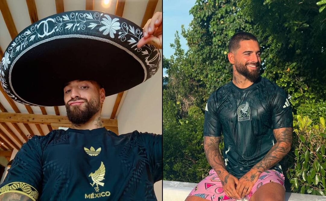 Maluma posó con la playera de la Selección Mexicana previo a sus presentaciones en CDMX, Guadalajara y Monterrey. FOTOS: @maluma