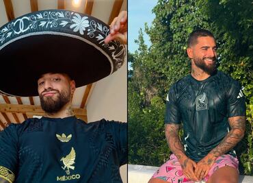 Maluma posa con playeras del Tricolor y desata la locura entre los seleccionados