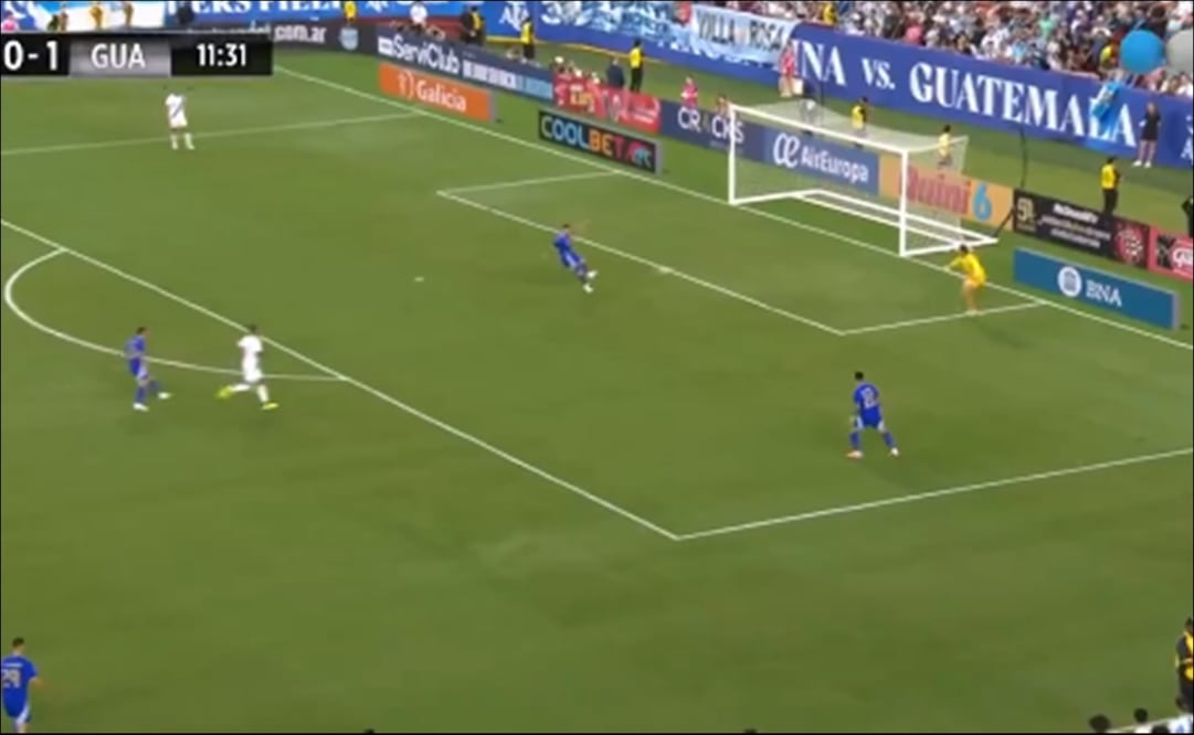 El insólito gol de Lionel Messi frente a Guatemala