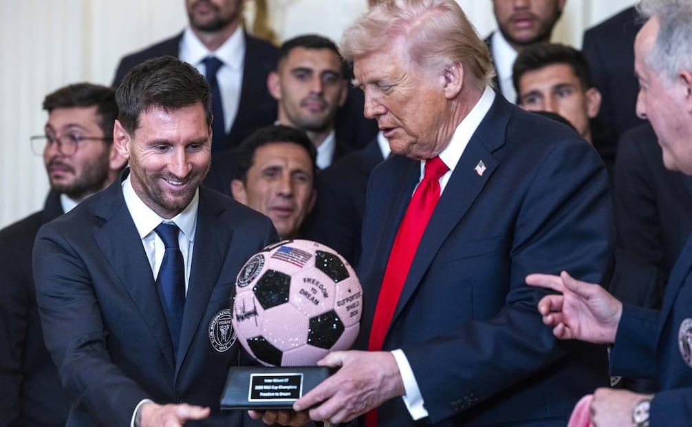 Messi y el Inter de Miami visitaron a Donald Trump / Foto: EFE