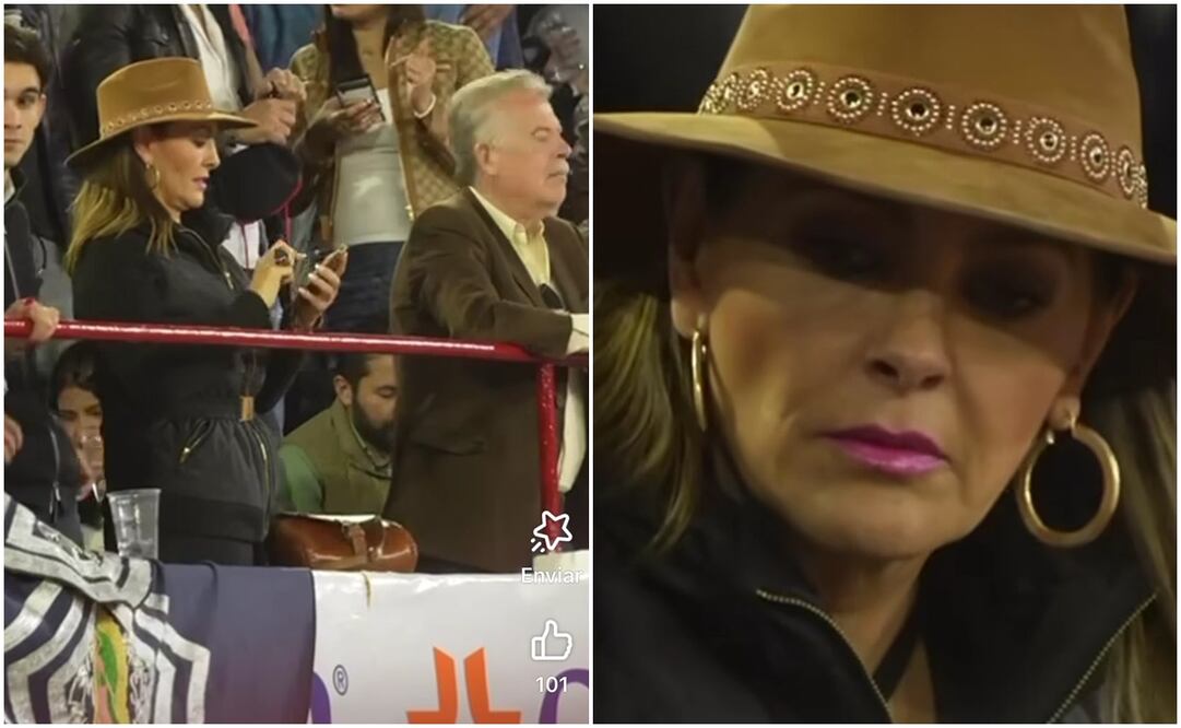 Verónica del Castillo en la Plaza de Toros México / FOTOS: Captura