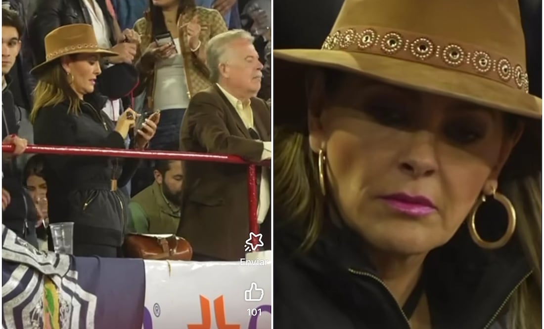 Verónica del Castillo en la Plaza de Toros México / FOTOS: Captura