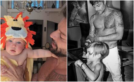 El mejor papel de Ricky Martin es ser papá ¡Conoce a sus hijos!