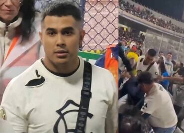 Agresor que protagonizó bronca en gradas en el Pumas vs América se defendió: 'Fue en autodefensa'