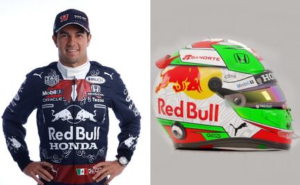 El traje y casco muy mexicanos que “Checo” Pérez usará en el GP de México 2021