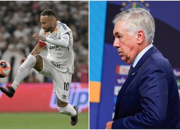 Carlo Ancelotti amenaza a Neymar; "Si quiere jugar el Mundial debe estar al 100 físicamente"
