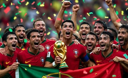 Portada de revista predice que Cristiano Ronaldo y Portugal ganarán el Mundial 2026